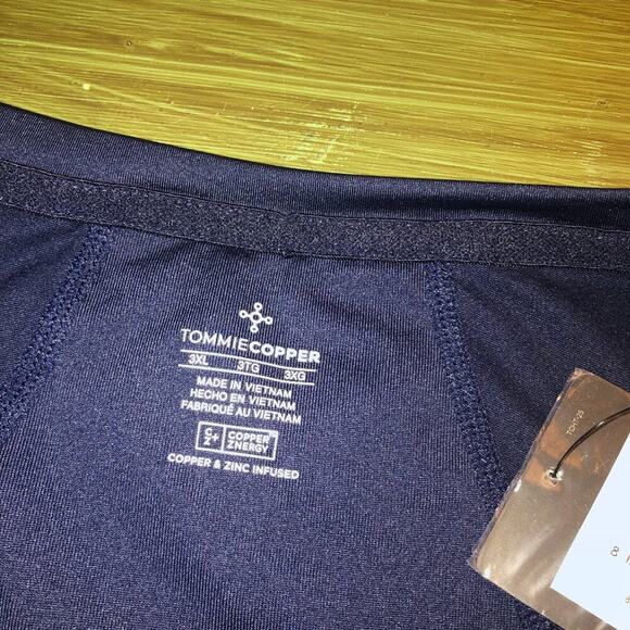 Tommie Copper NWT V-Neck Shoulder A-Line Shirt Dark Navy - Size 3XL - Picture 2 of 5